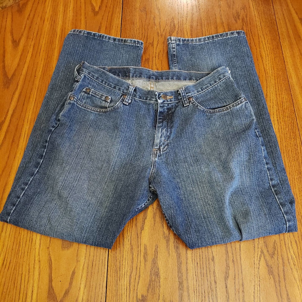 Wrangler Men's 32/30 Relax Straight Fit Blue Denim Jeans